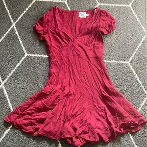 Princess Polly cap sleeve v-neck mini dress